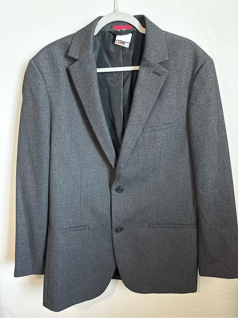 Alfani‎ Charcoal Gray Two-Button Sport Coat